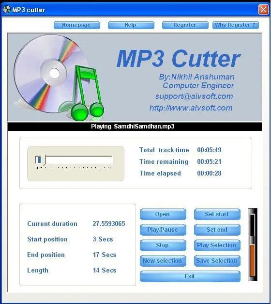 MP3 Cutter 1.1.1 Download Descargar Rippers e convertê